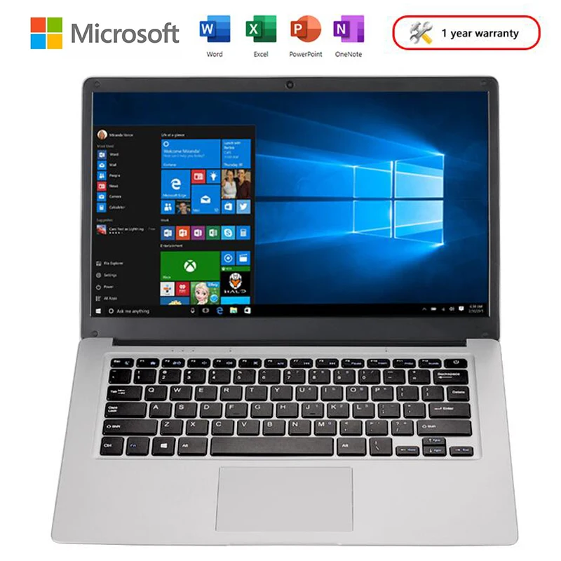 CARBAYTA 14.1 Inch Laptop Computer Ram 6GB DDR3 128G 256GB 512G 1TB SSD with 64G EMMC Intel Celeron Notebook Windows 10 Laptops