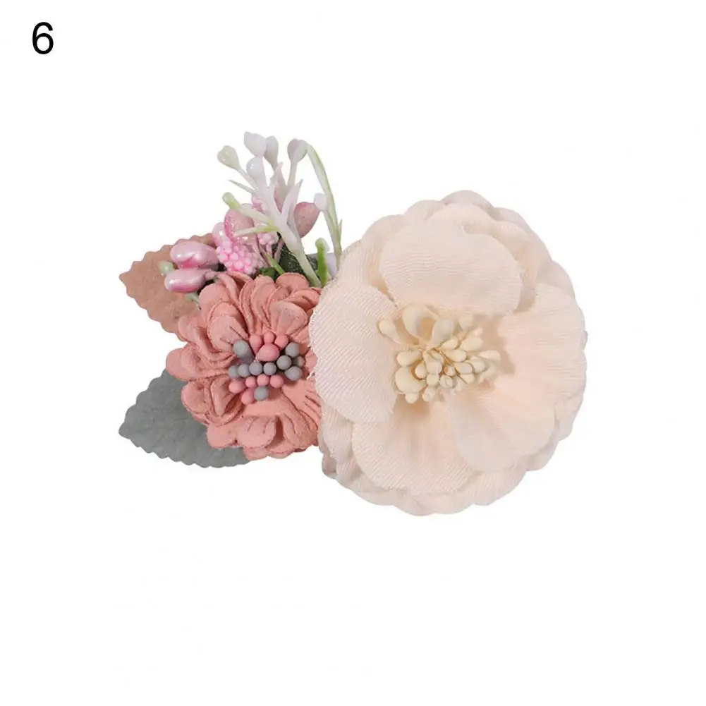 

Unique Beach Handmade Colorful Flower Decor Hair Clip Cute Hairpin Headgear Gift