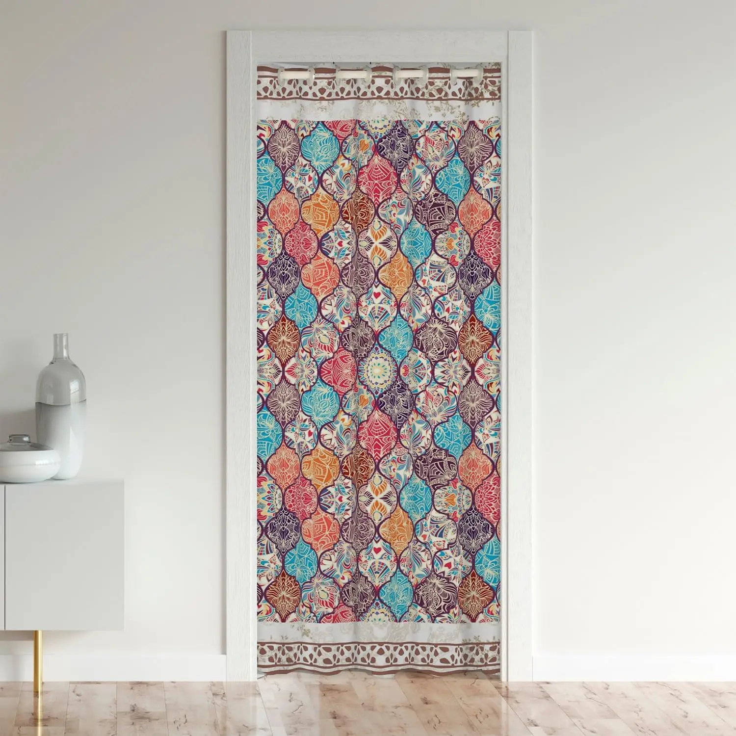 Черно-белые Дверные Шторы со слоном для двери занавески шкафа гостиной спальни