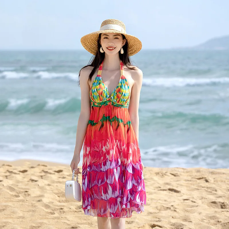 

Swimsuit Female 2023 Korean Conservative Student Girl Sports New Split Cover Belly Thin Hot Spring Bikini Summer New