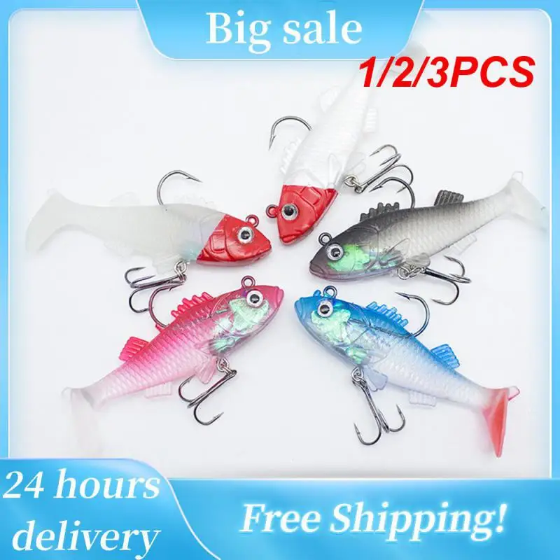 

1/2/3PCS Artificial Bait Weight 8.6g Bite Resistant Can Be Used Multiple Times Seductive Sharp Hook Fishing Accessories