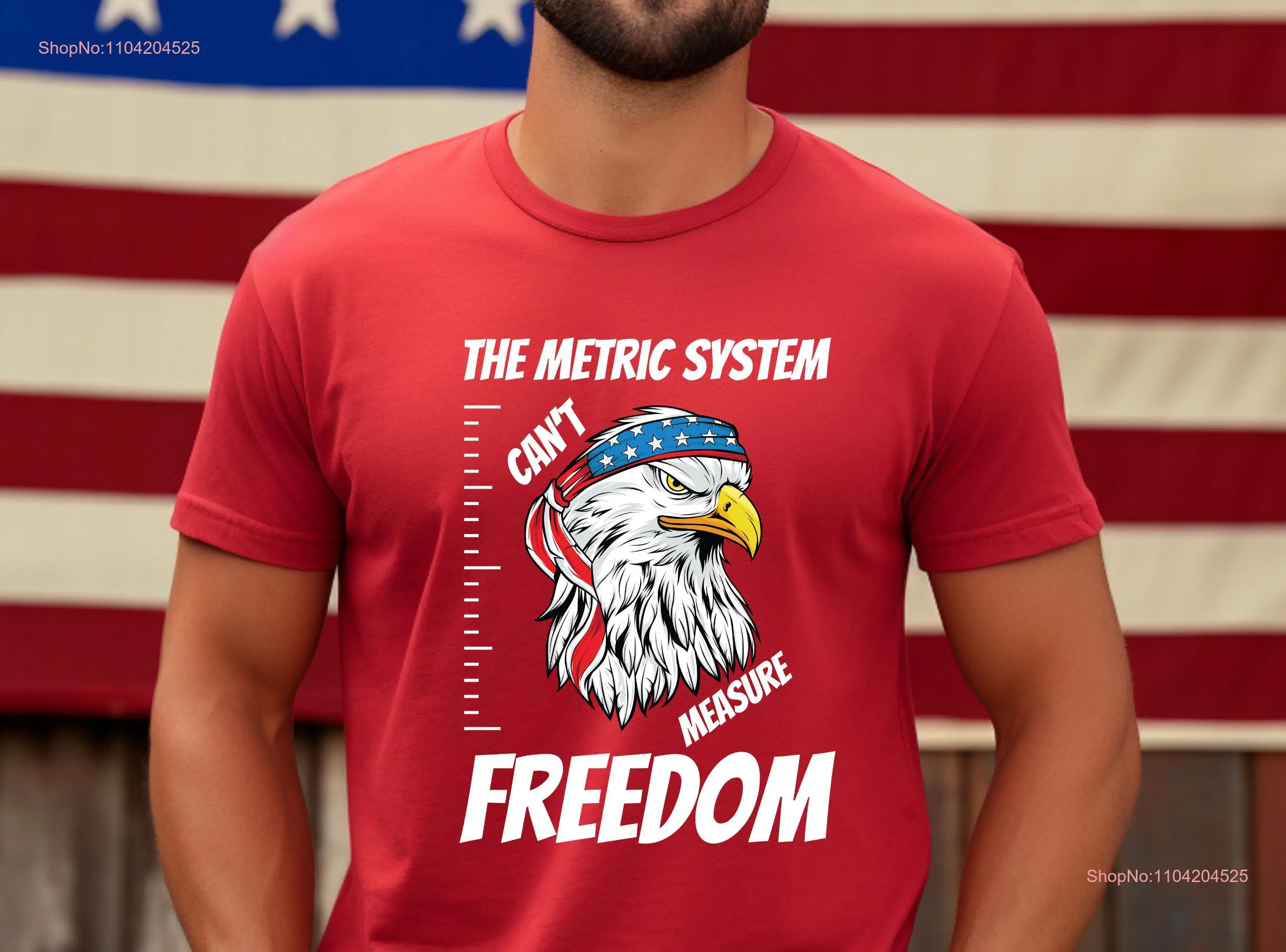 Метрическая система может измерять Фредлом Дональд Трампри Рубашка