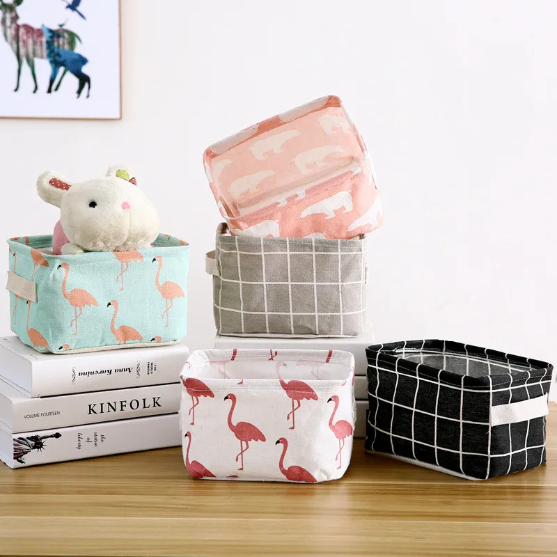 

Fabric, cotton, linen, waterproof tabletop cosmetics storage strap