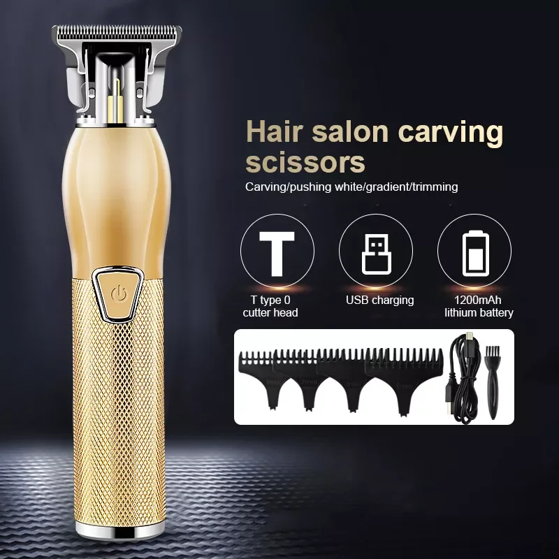 

NEW2023 Professional Hair Clippers Barber Haircut Cutter Rechargeable Trimmer Adjustable Cordless Edge Metal Trimmer For Men