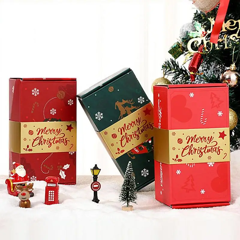 

Exploding Gift Box Surprise Bounce Gift Box, Cardboard Christmas Treat Boxes Bouncing Surprise Folding Christmas Gift Box