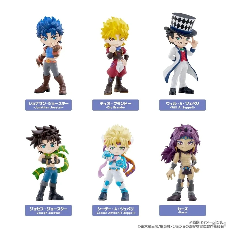 Оригинальный набор Bushiroad из 6 фигурок PalVerse JoJo's Bizarre Adventure: Phantom Blood, коллекционные модели-украшения для детей, подарок (art.: 3920dac95667f) - 3920dac95667f