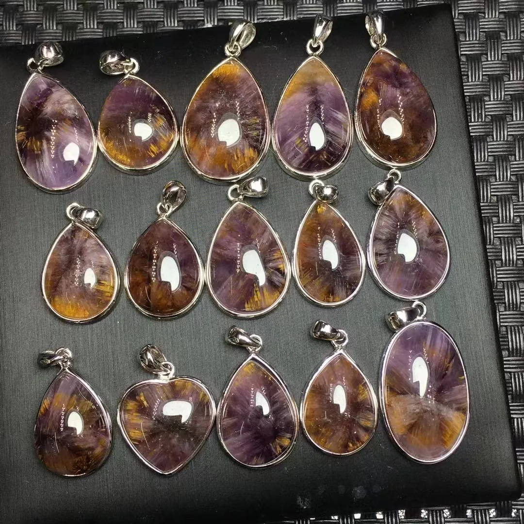 Единица цельной штуки 925 серебра с экономичным натуральным кварцевым кристаллом