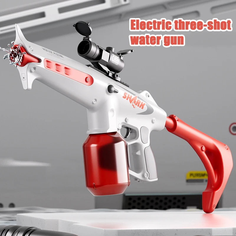 

Electric Water Gun High Pressure and Strong Water Spray Launch Toy Automatic Water Absorption Summer Gift for Boys, Girls, Adult