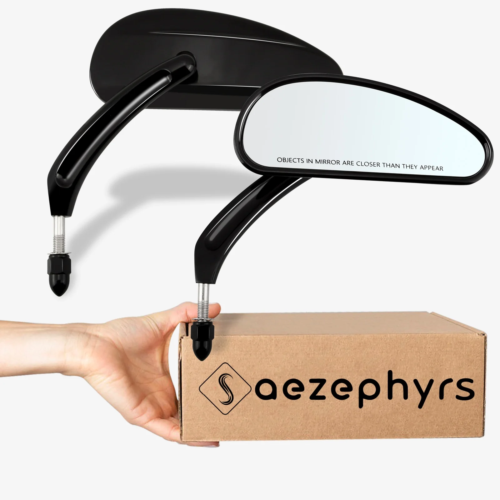 Зеркала заднего вида на руль мотоцикла, боковые зеркала заднего вида для Harley Touring Sportster Iron 1200 883 Softail Electra Glide Street Bob Road King Dyna Fat Boy Breakout Low Rider Road Glide 1982-2025