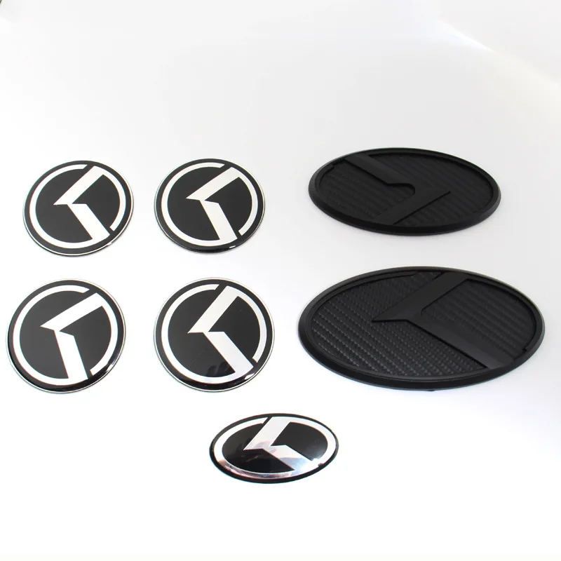 

7 piece/set For Kia K5 K3 K2 K4 Sorento modified herringbone car stickers wheel logo modified universal accessories decal