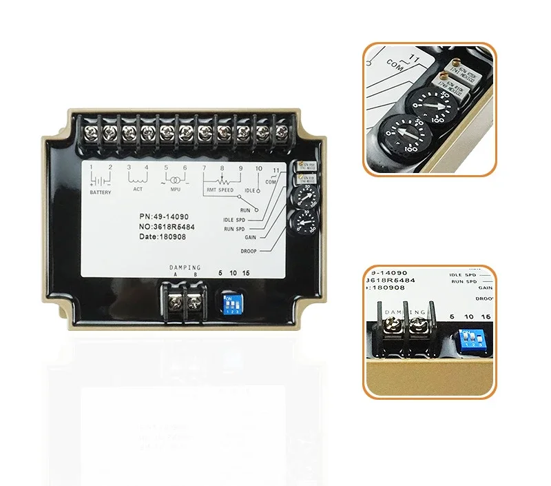 Электронный контроллер скорости генератора 4914090