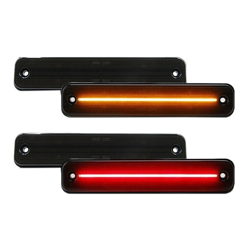 

2Pcs Car Smoked Led Side Marker Light For Hummer H2 2003-2009 Led Fender Signal Lamp 25952319
