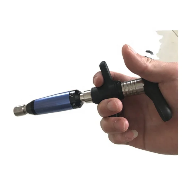 

Chiropractic Adjusting Tool Spine Activator 6 Levels 4 Head Chiropractic Adjusting Gun