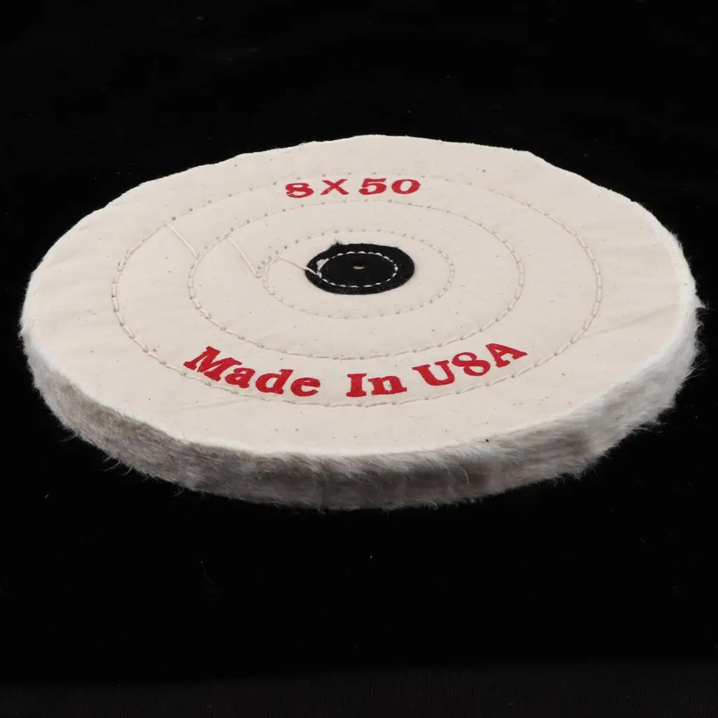 50Ply сверхтолстая спиральная шлифовальная площадка для полировки, муслиновая полировщик дисков, с 4 мм/0,16 дюймовым центральным отверстием для беседки