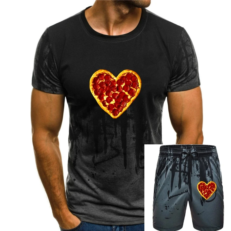 

Футболка с надписью «I Heart пицца»