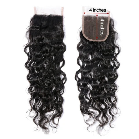 Water Wave 13x6 HD Прозрачные кружевные фронтальные только Maxine Влажные и волнистые человеческие волосы Фронтальные предварительно выщипанные 4x4 5x5 6x6 HD Кружевные застежки