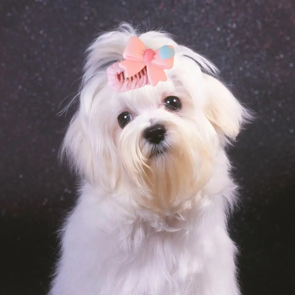 

Красивая искусственная пластиковая заколка для домашних животных