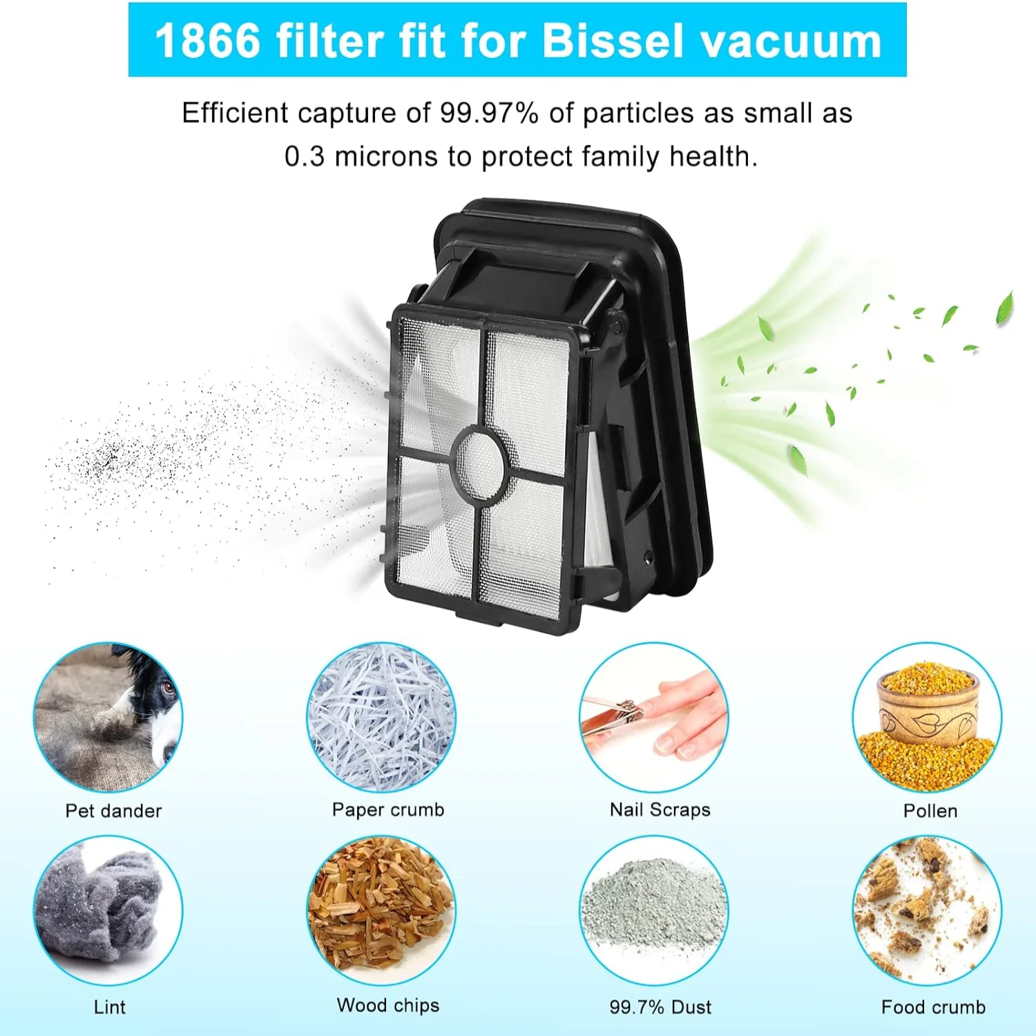 1866 Фильтр для пылесоса Crosswave домашних животных 1785 2554A 2211 Вт 2306A 2304P 1785A Cordless Max