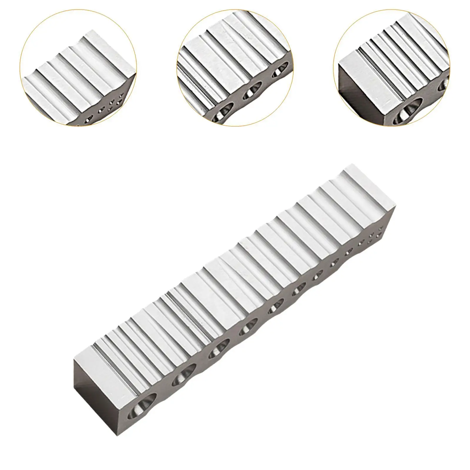 Прочные полукруглые канавки Swage Block для браслетов колец