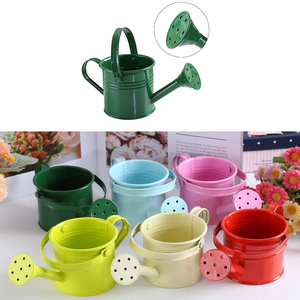

Garden Vintage Mini Home Watering Can Metal Flower Kettle Water Spraying Pot