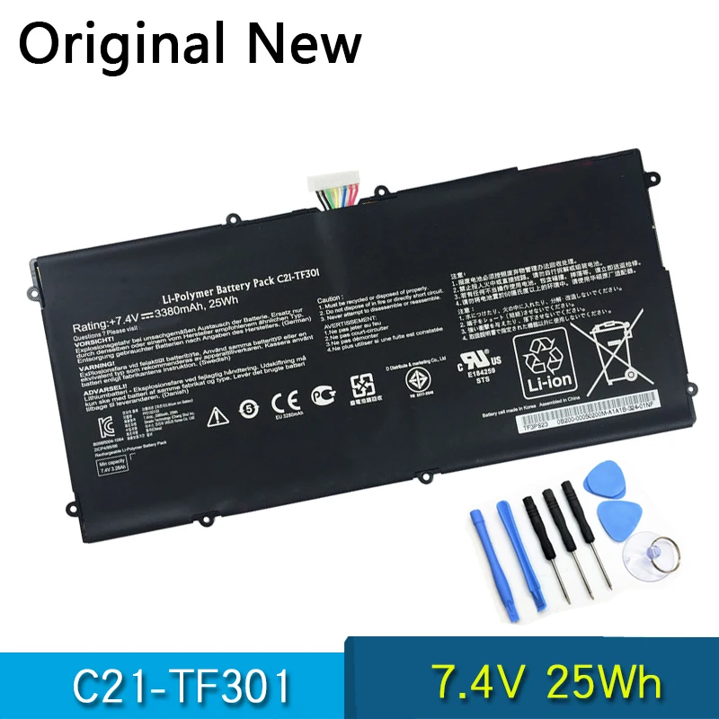 

NEW Original C21-TF301 Laptop Battery For ASUS Transformer Pad Infinity TF700 TF700T Tablet PC 7.4V 25Wh