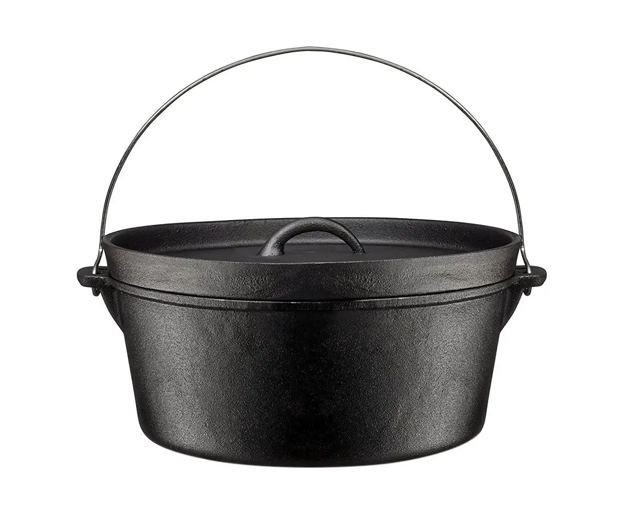 

Pre-Seasoned Cast Iron Dutch Oven Bottom 8 Quart
