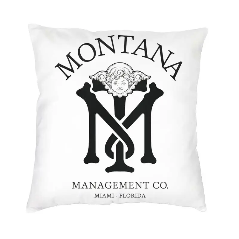 Scarface Movie Luxury Throw Pillow Covers Decoracion Salon Montana Management Car Cushion Case 45x45cm Pillowcases