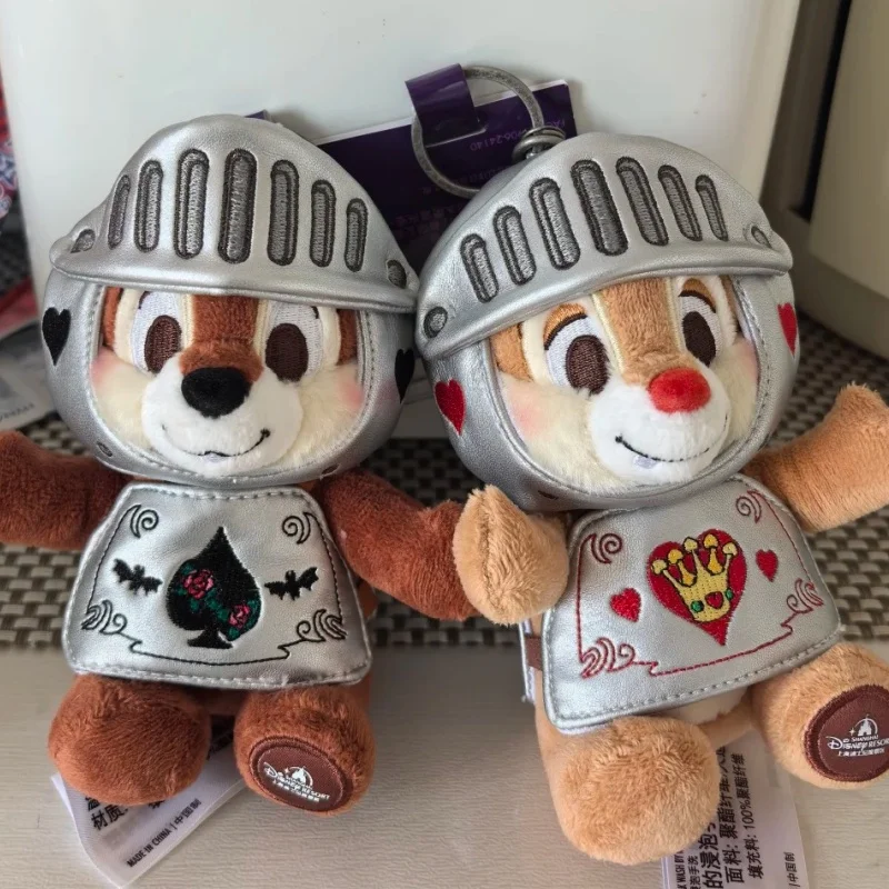 Фото Оригинальный плюшевый брелок Disney Chip And Dale на Хэллоуин, плюшевая подушка-игрушка, мультяшные украшения, подарок на день рождения, Рождество, игрушка №3