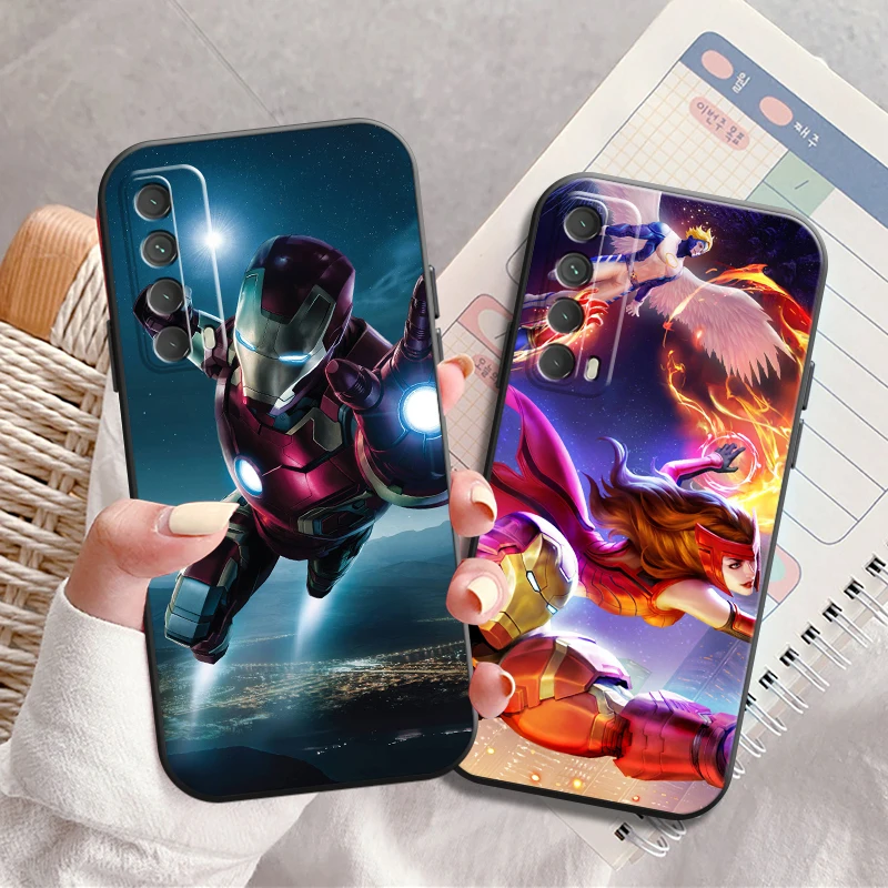 

Popular Marvel Phone Case For Huawei P Smart Z 2019 2021 P20 P20 Lite Pro P30 Lite Pro P40 P40 Lite 5G Funda Back