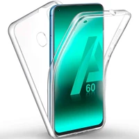 case for samsung galaxy a73 a53 a33 a13 a22 a82 a32 a52 a72 cover 360 full protect silicone clear 2 in1 pc case for samsung a21