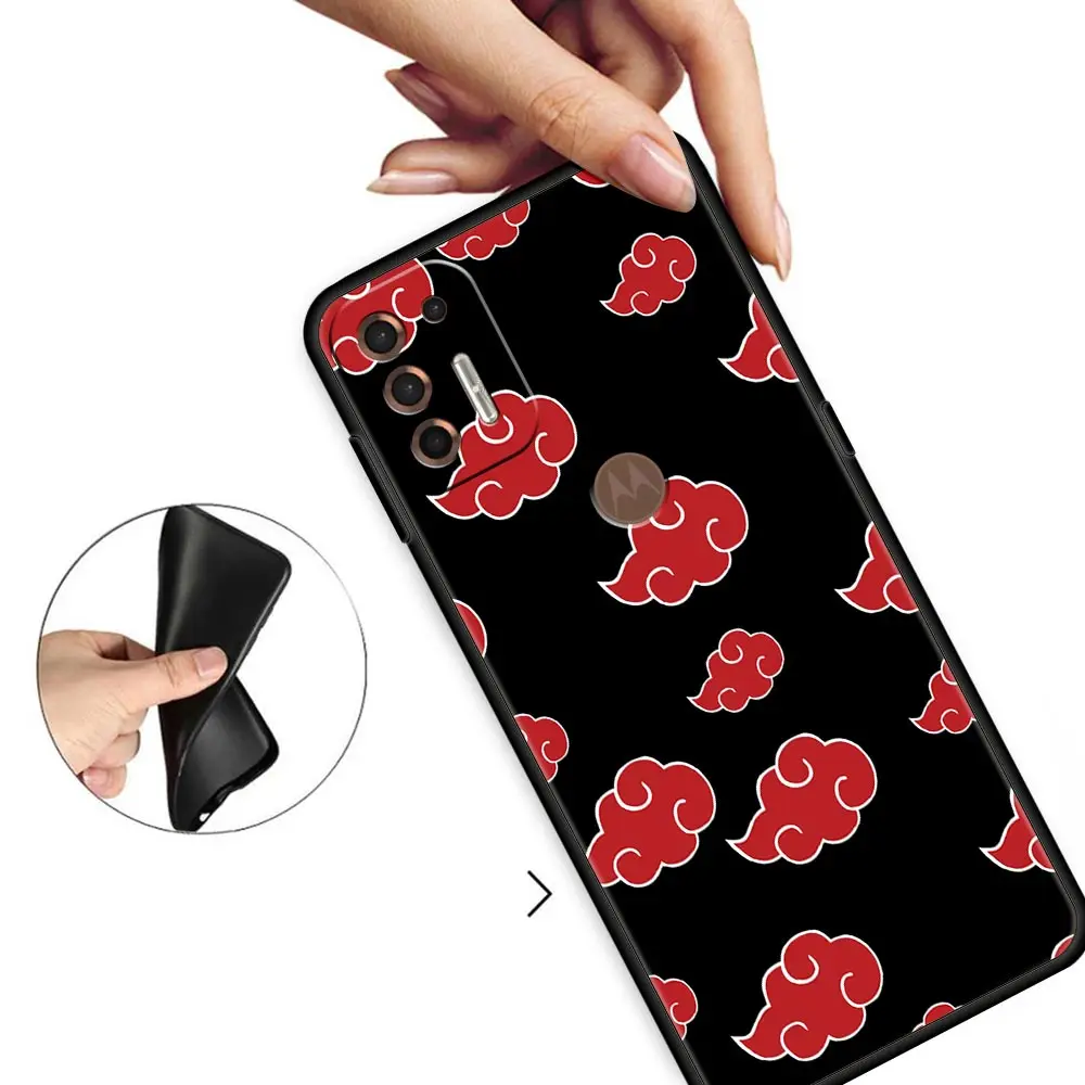 naruto akatsuki case for moto g30 one fusion g9 plus play g60 g8 power lite g9 edge 20 e6s g stylus phone cover coque free global shipping