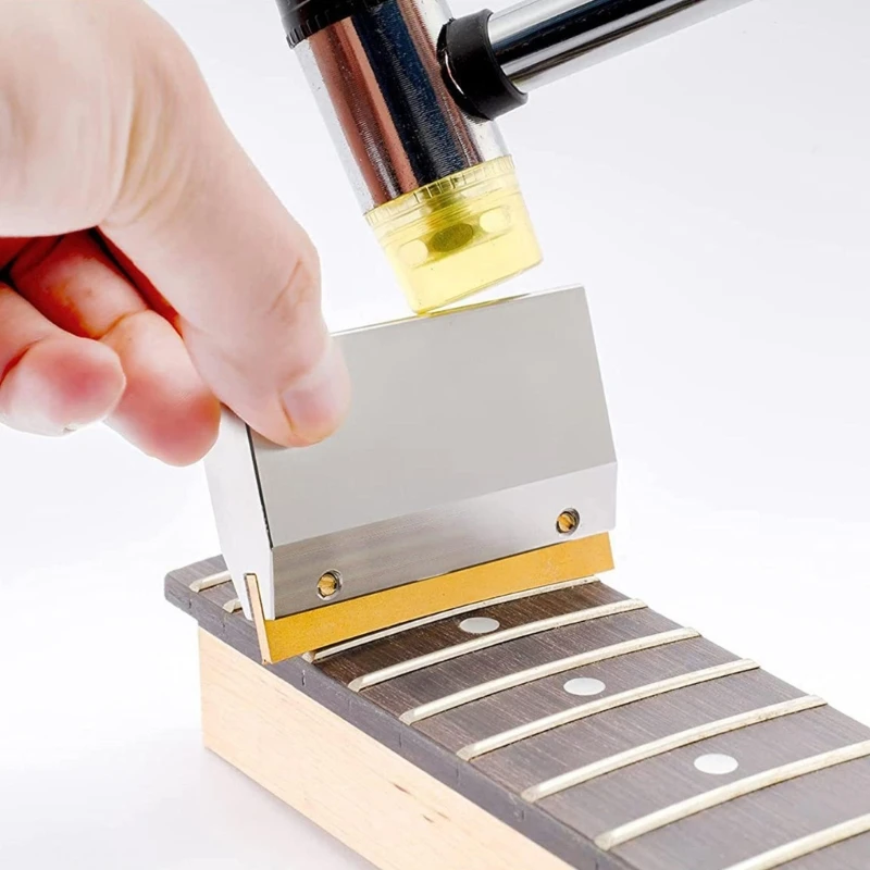

Guitar Fret Press Caul Pressing Tool Steel for Fingerboard Wire Replacement