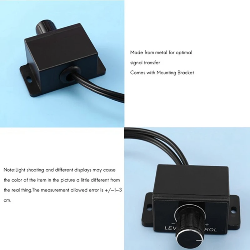 3 шт. автомобильный домашний аудиоусилитель басовый усиление ручка регулировки