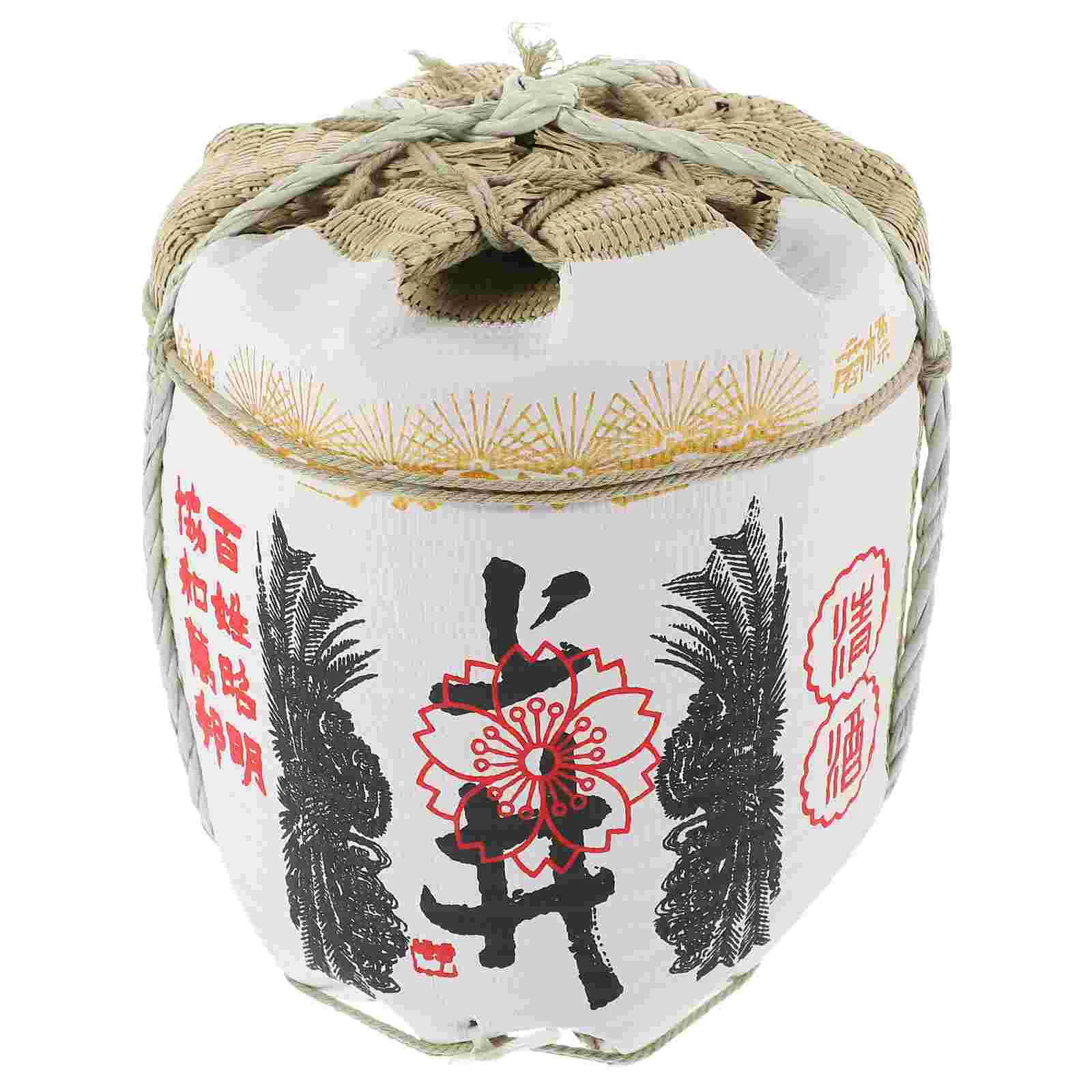 

Japanese Barrel Model Sake Decoration House Decorations Home Restaurant Adorment