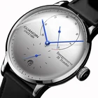 GUANQIN механические часы для мужчин, роскошные брендовые автоматические часы, водонепроницаемые, модные, дата, запас хода, дисплей, металлический кожаный ремешок