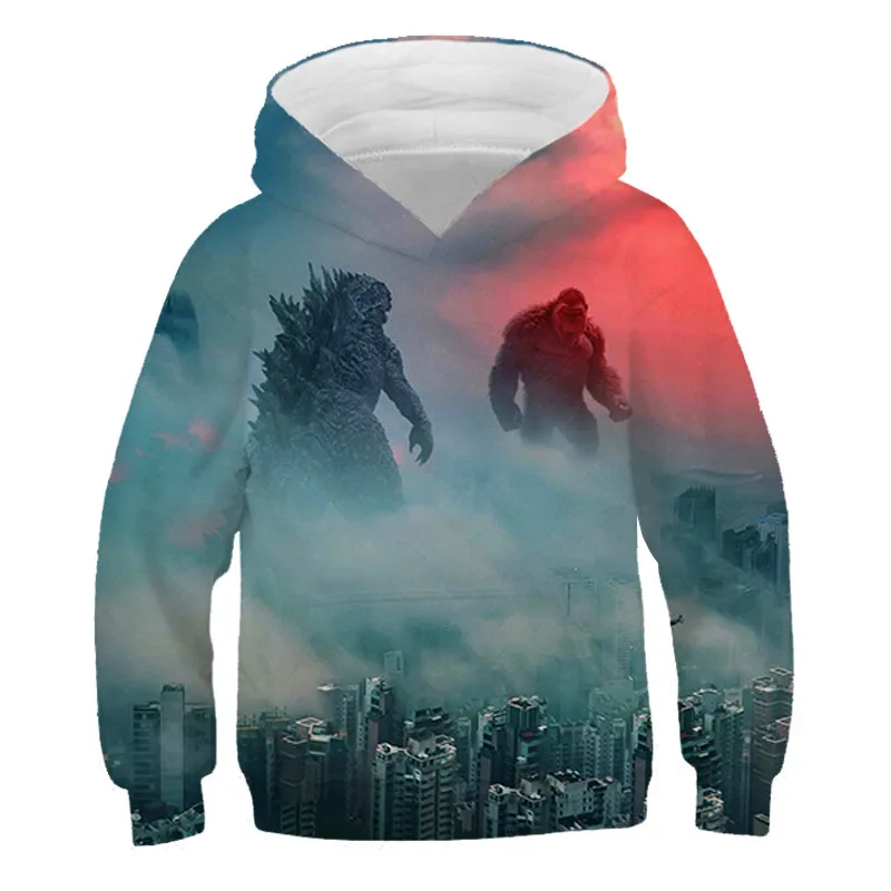 

Winter Autumn Children Dinosaur Hooded Sweatshirts Hot Selling Clothes Kids Pullovers Tops Teen Boys Dinosaur Clothes 4 -14 year