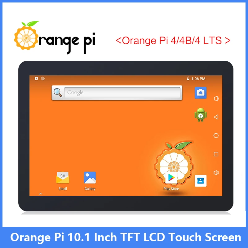 

Сенсорный ЖК-экран Orange Pi 10,1 дюйма TFT, подходит только для плат PI4/4B/4 LTS