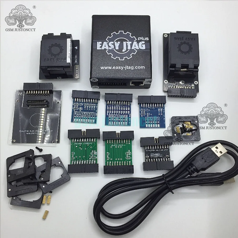 Фото Комплект Easy J-Tag eSIM Plus Box с адаптерами EMMC 6-в-1 BGA, полный набор №2