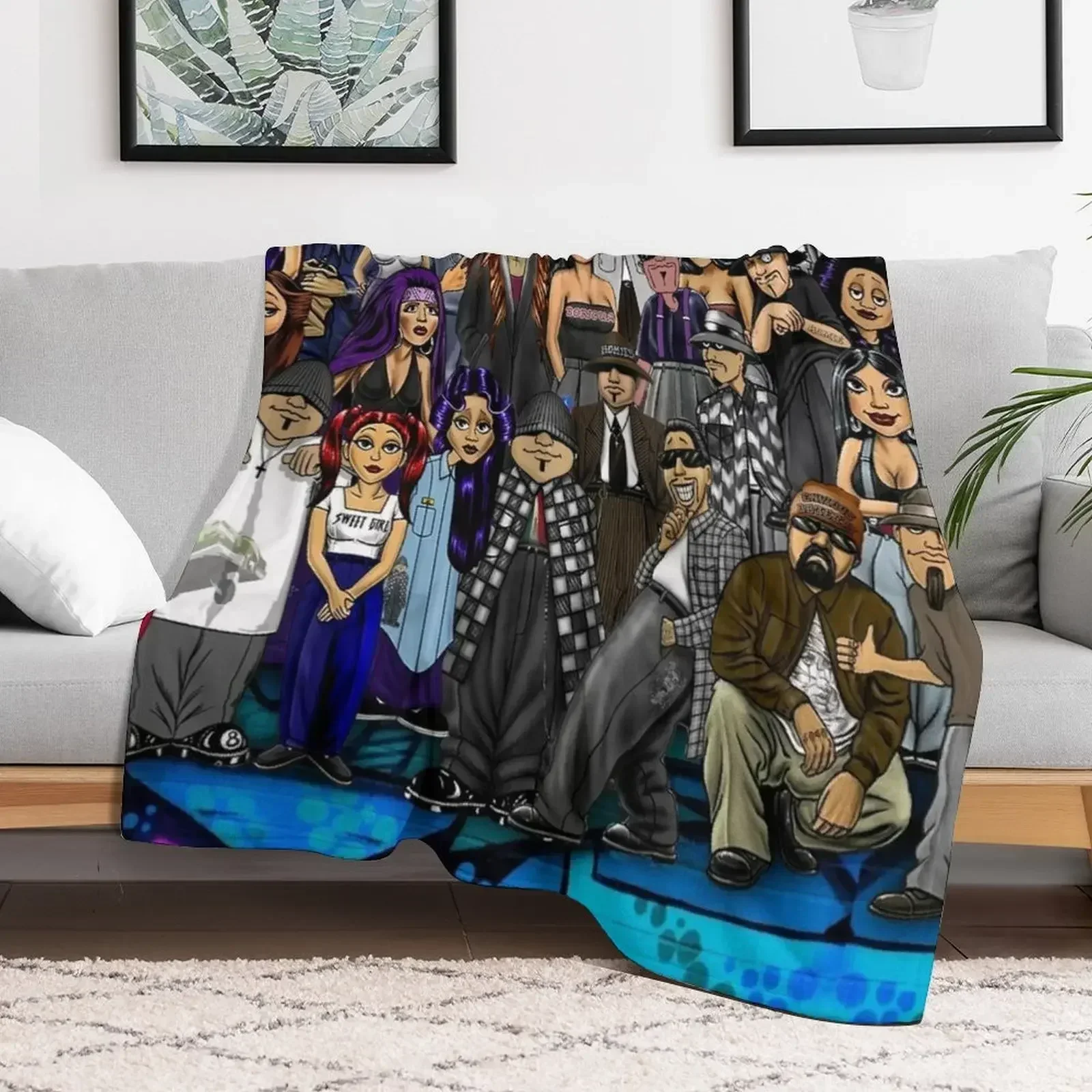 Плакаты Lil Homies одеяло гигантский диван красивые клетчатые одеяла для пикника