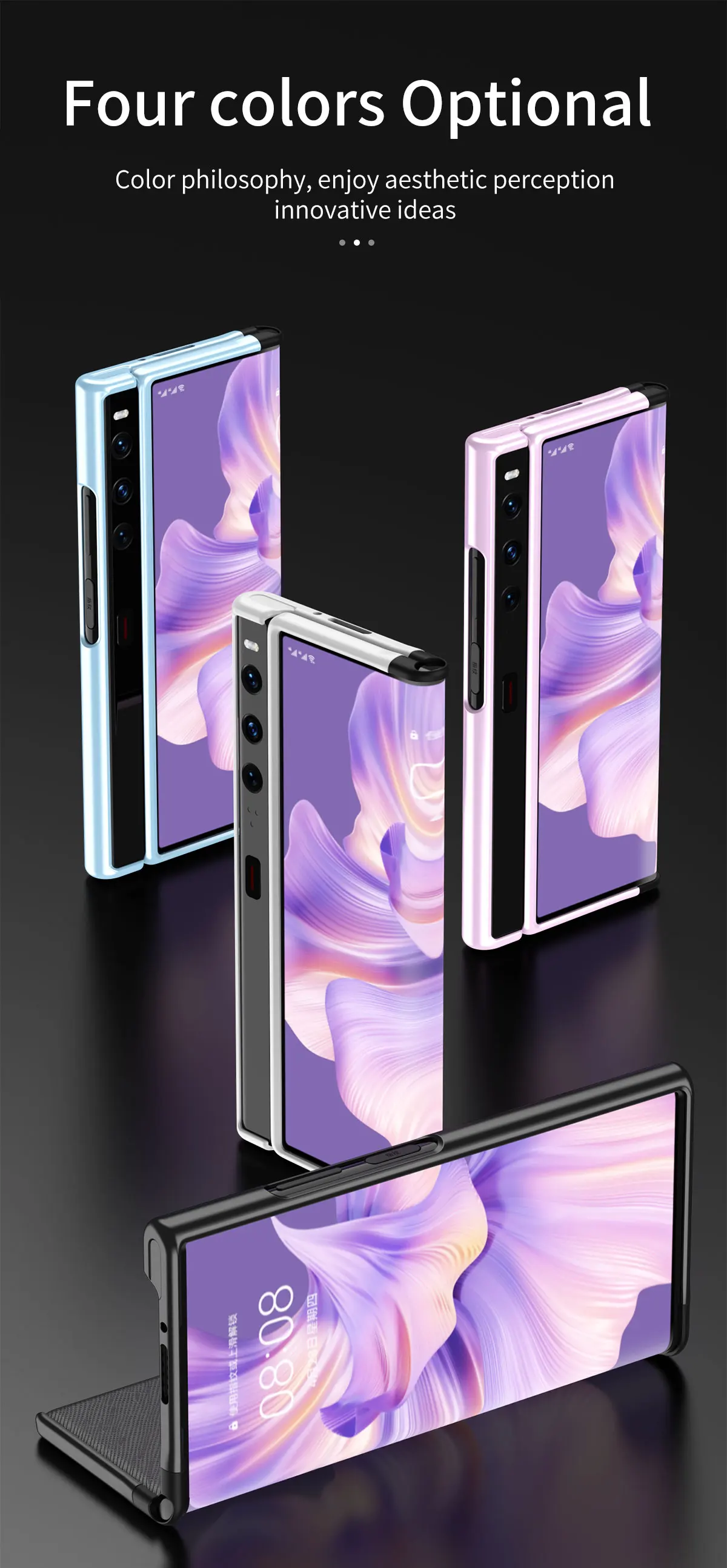 Suitable for Huawei Mate XS2 ultra-thin frame, precise hole position, anti drop, shock absorption, folding protective case