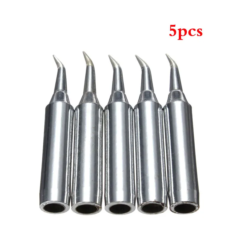 

5Pcs 900M-T-TS Lead-free Soldering Iron Tip High-Speed Heat Transfer Welding Tip Head Kit For Hakko Soldering Rework Station