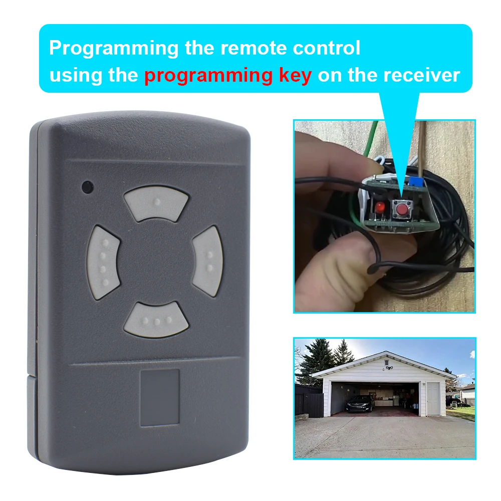 

Clone Hormann 40.685 MHz Garage Remote Control Replacement HSE2 HSE4 HS2 HS4 HSM2 HSM4 40MHz Gate Door Opener 40.685MHz Command