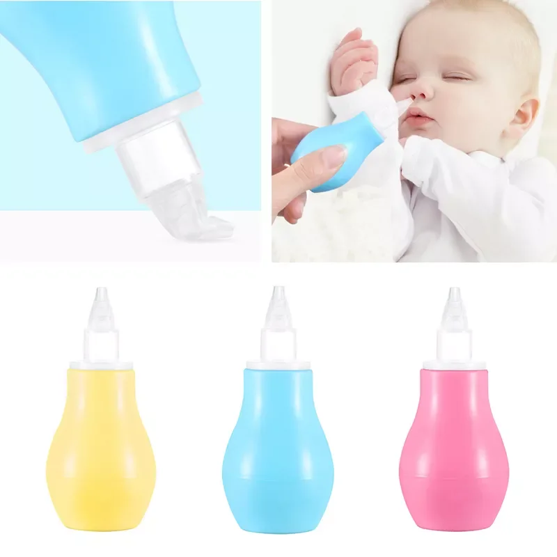 

Born Silicone Baby Safety Nose Cleaner Vacuum Suction Children Nasal Aspirator New Baby Care Diagnostic-tool Vacuum Sucker