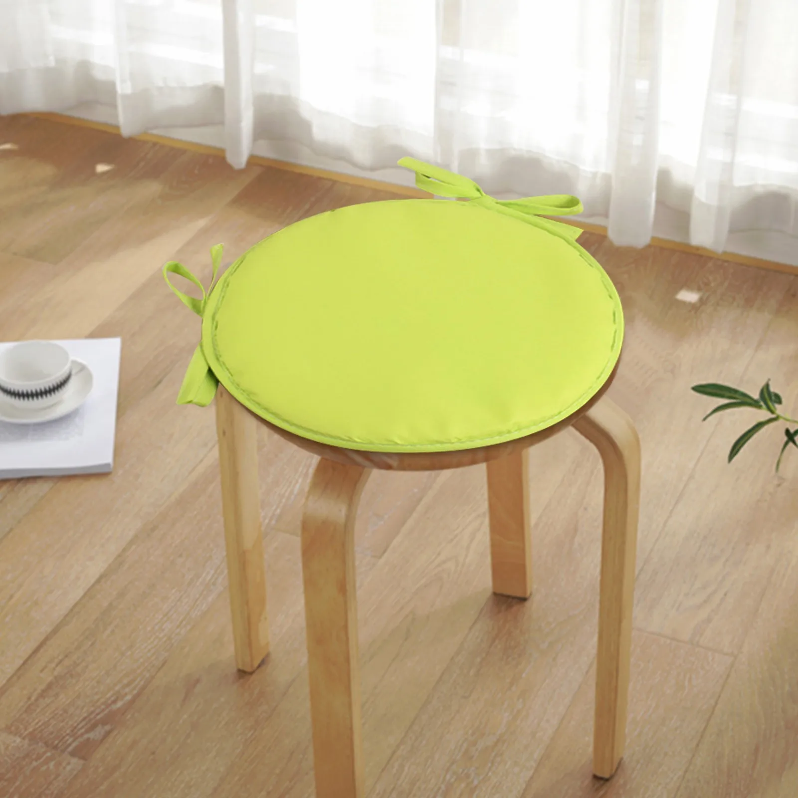 Подушка для стула подушка бистро стул круглые стулья сада съемная подкладка