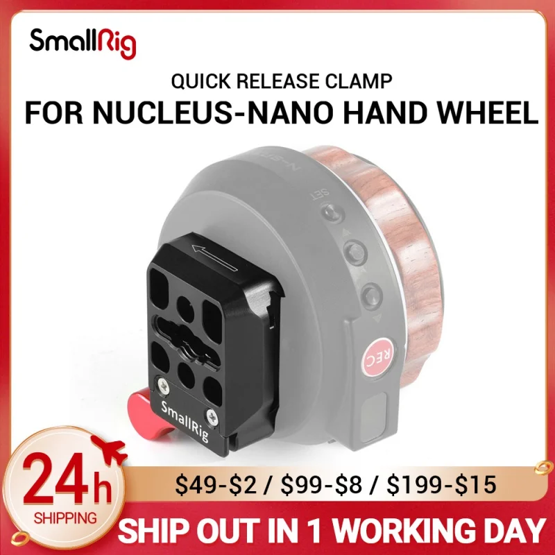 

SmallRig Quick Release Clamp for Nucleus-Nano Hand Wheel Controller attach for Tilta Nucleus-N Handwheel to Gimbals etc. FAQ2323
