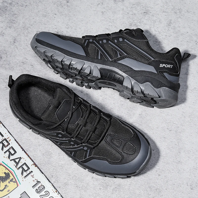 Men's and women's hiking shoes hiking and mountaineering shoes anti-slip breathable comfortable hiking and fishing sports shoes