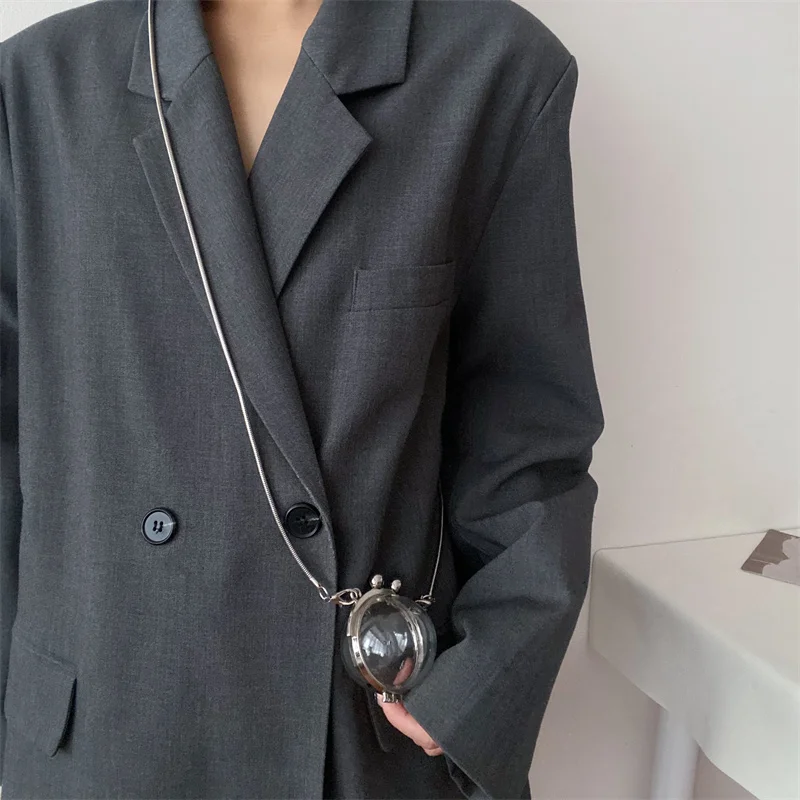 Unique Design Transparent Crystal Ball Women Mini Crossbody Bags Hot Girls Messenger Bag Female Cute Lolita Clutch Purse Brand