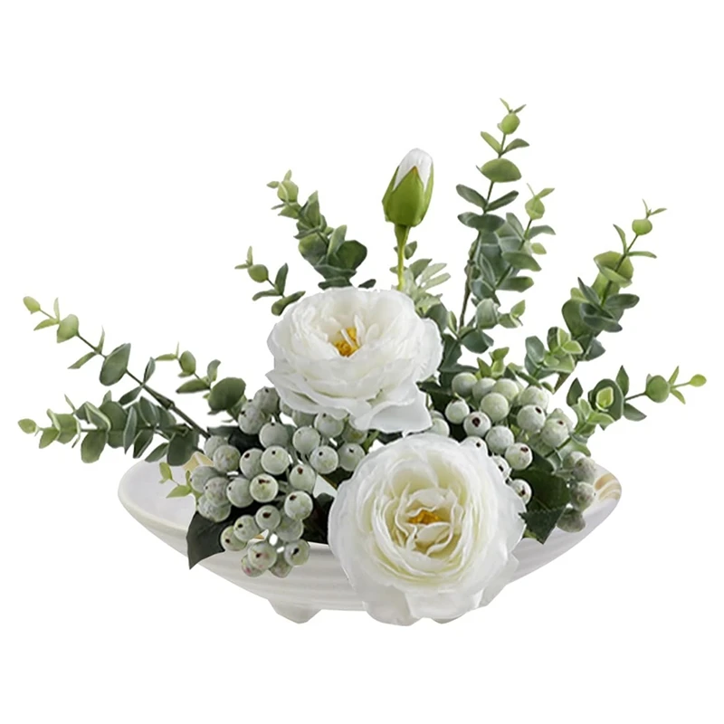 Набор для ВАЗ Ikebana керамическая чаша и металлический Цветочный кензан с иглой