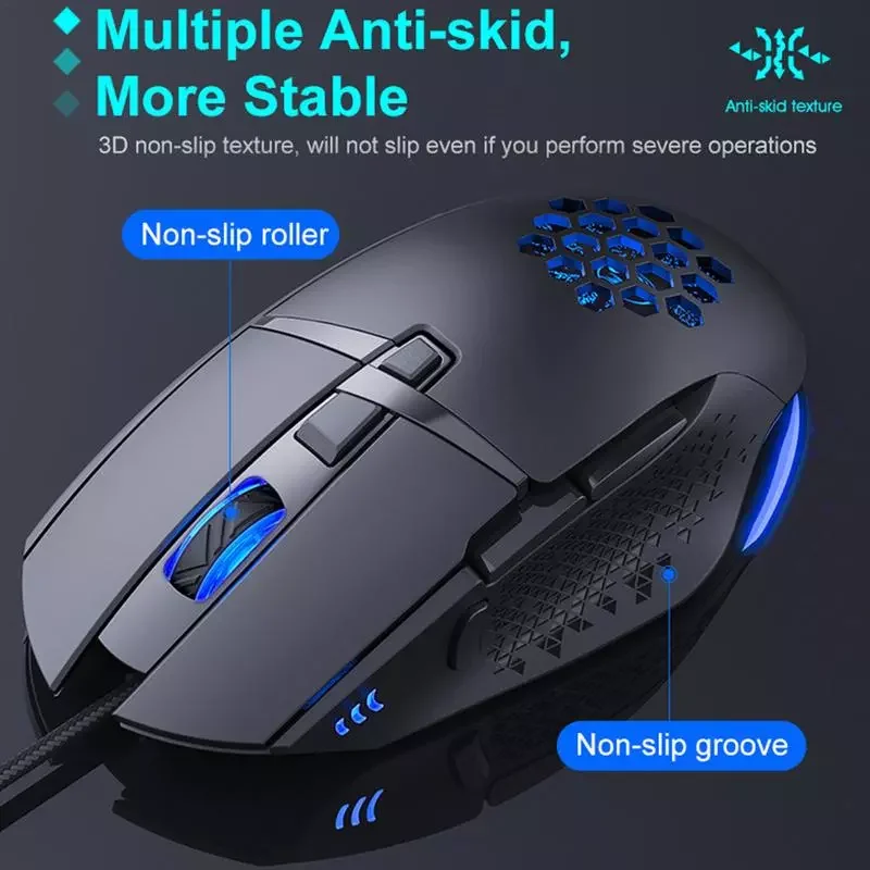 

Gaming Mouse Computer Wired Mouse Gamer 7200 DPI Programmable 8 Buttons PC Mice For Computer PC Laptop Accessories Games Mause