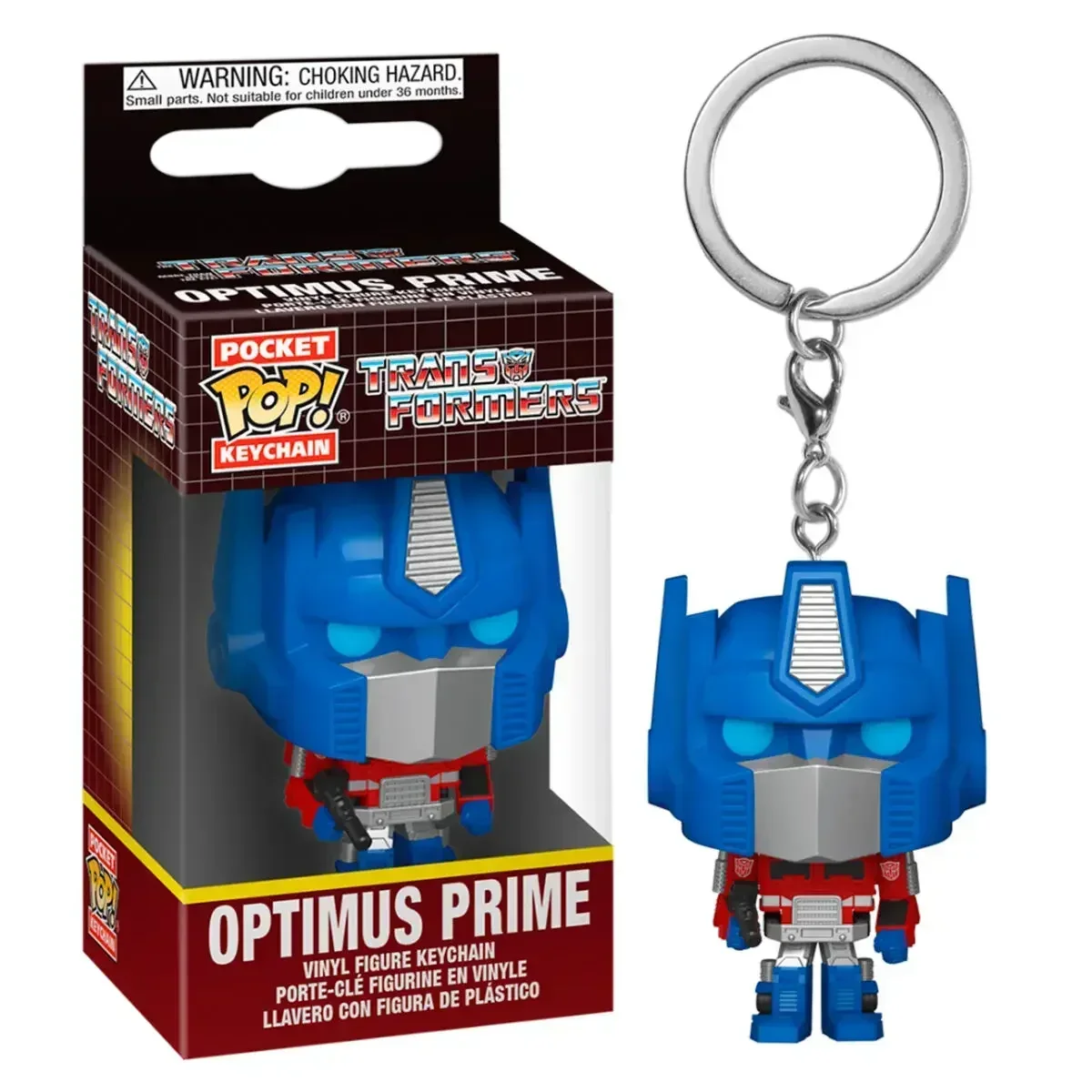 Funko Pop Transformers Blue Optimus Prime Карманный поп-брелок Виниловая фигурка Брелок Игрушки для